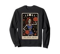 The Cheer Squad Carte de Tarot Squelette de Pom-Pom Girl Sweatshirt