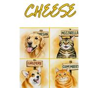 The Cheese Journal: For Notes, Ideas, and Extremely Serious Tasting • 6x9 Quad Ruled Graph Paper