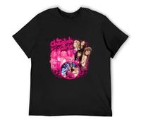 The Cheetah Girls Unisex O-Neck 100% Cotton Short-Sleeve T-Shirts Black L