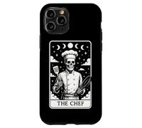 The Chef Cook Carte de Tarot Squelette de Cuisine Motif Lune sorcière Coque pour iPhone 11 Pro