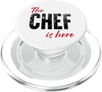 The Chef is Here - Drôle PopSockets PopGrip pour MagSafe