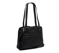 The Chesterfield Brand Belgrado Sac à bandoulière Cuir véritable 32 cm Compartiment ordinateur noir