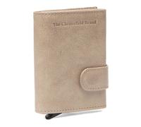 The Chesterfield Brand Étui pour carte de crédit beige en cuir pour femme et homme - Portland Card Holder Cream White 254603