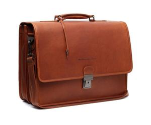 The Chesterfield Brand Glenwood Porte-documents Messenger Cuir 42 cm Compartiment pour ordinateur portable brun
