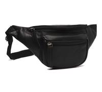 The Chesterfield Brand sac banane Jack cuir Wax Pull Up 22 cm noir pour femme