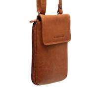The Chesterfield Brand Langley Pochette pour téléphone portable Cuir véritable 11 cm brun