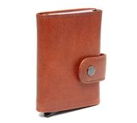 The Chesterfield Brand Larino Porte-monnaie Protection RFID Cuir 7 cm brun