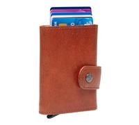 The Chesterfield Brand Larino Porte-monnaie Protection RFID Cuir 7 cm brun