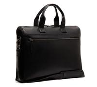 The Chesterfield Brand Levanto Attaché-case Cuir véritable 40 cm Compartiment ordinateur noir
