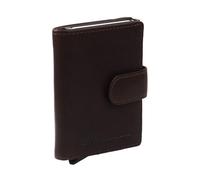 The Chesterfield Brand Loughton Étui pour cartes de crédit Protection RFID Cuir 7 cm brun