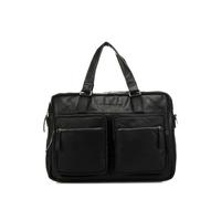 The Chesterfield Brand Misha Porte-document noir, cuir de vache pull-up, homme