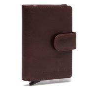 The Chesterfield Brand Prague Étui pour cartes de crédit Protection RFID Cuir 7 cm brun