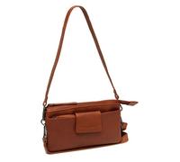 The Chesterfield Brand Sac à épaule bandoulière brun clair en cuir pour femme - Thompson Shoulderbag Cognac 231634