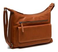 Sac à bandoulière en cuir cognac - THE CHESTERFIELD BRAND - Bryson - 32 cm - Femme