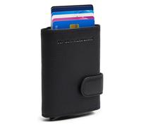 The Chesterfield Brand Somers Porte-monnaie Protection RFID Cuir véritable 10 cm noir