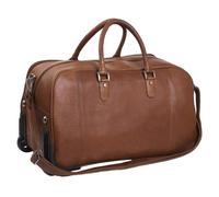 The Chesterfield Brand Wax Pull Up Jayven Sac de Voyage à 2 roulettes en Cuir 60 cm