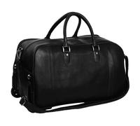 The Chesterfield Brand Wax Pull Up 2 roulettes Sac de voyage Cuir 60 cm noir