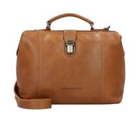 The Chesterfield Brand Wax Pull Up Mallette de médecin Cuir véritable 32 cm brun