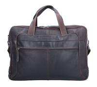 The Chesterfield Brand Wax Pull Up Porte-documents Cuir 44 cm Compartiment pour ordinateur portable brun