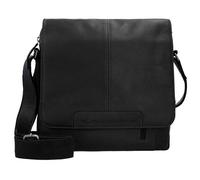 The Chesterfield Brand Wax Pull Up Sac à bandoulière Cuir 29 cm noir