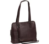 The Chesterfield Brand Wax Pull Up Sac à bandoulière Cuir 30 cm Compartiment pour ordinateur portable brun