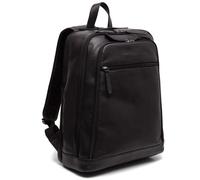 The Chesterfield Brand Wax Pull Up Sac à dos professionnel Cuir 39 cm Compartiment pour ordinateur portable noir