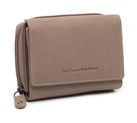 The Chesterfield Brand Zelan Porte-monnaie Protection RFID Cuir véritable 12 cm gris
