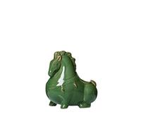 Thé Cheval Vert, Ornements pour Animaux de Compagnie, Petite Ma en céramique, Peut élever l'artisanat de cérémonie de Bureau à Domicile