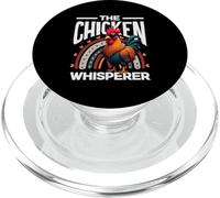 The Chicken Whisperer Cool Rooster Lunettes de Soleil Arc-en-Ciel PopSockets PopGrip pour MagSafe