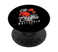 The Chicken Whisperer Rooster Farmer PopSockets PopGrip Adhésif