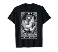The Chicks Carte de Tarot Motif Poule sorcière T-Shirt