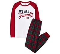 The Children's Place Baby Adult Holiday Pajamas, Cotton, We are Family 22, Medium
