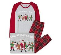 The Children's Place Baby Girls Family Matching Christmas Holiday Sets, Snug Fit 100% Cotton, Adult, Big Kid, Toddler, Pajama Set, Santa Xmas Crew, X-Large US