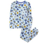 The Children's Place Baby Girls Family Matching Christmas Holiday Sets, Snug Fit 100% Cotton, Adult, Big Kid, Toddler, Pajama Set, Hanukkah, X-Large US
