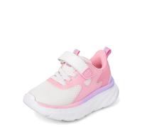 The Children's Place Baskets décontractées pour bébés Filles et Tout-Petits, Rose Multi Running, 8 Toddler