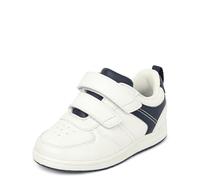 The Children's Place Baskets décontractées pour bébés garçons et Tout-Petits, Blanc Multi Low Top, 4 Toddler