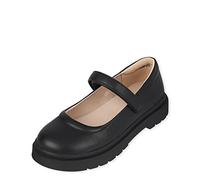 The Children's Place Chaussures Plates Mary Jane à Bout fermé pour Fille, Noir, 31 EU