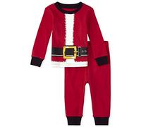 The Children's Place Family Matching, Christmas and Holiday Pajama Sets, Cotton Ensemble de Pijama, Costume de Père Noël, 3-6 Mois Mixte bébé