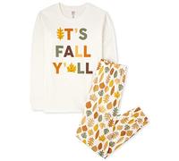 The Children's Place Holiday Pajamas, Cotton Ensemble de Pijama, Its Fall Yall, X-Small (Adult) Mixte bébé