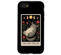 The Chin-Chiller Chinchilla Carte de Tarot pour Animal Domestique Motif Lune sorcière Coque pour iPhone SE (2020) / 7/8