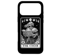 The Choir Chorister Carte de Tarot Squelette Chantant Motif Lune sorcière Coque pour iPhone 17 Pro Max
