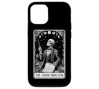 The Choir Director Carte de Tarot Squelette Chorister Lune sorcière Coque pour iPhone 12/12 Pro