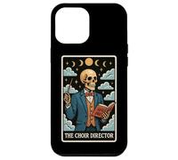The Choir Director Carte de Tarot Squelette Chorister Lune sorcière Coque pour iPhone 12 Pro Max