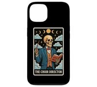 The Choir Director Carte de Tarot Squelette Chorister Lune sorcière Coque pour iPhone 13