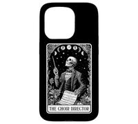 The Choir Director Carte de Tarot Squelette Chorister Lune sorcière Coque pour iPhone 15 Pro