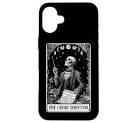 The Choir Director Carte de Tarot Squelette Chorister Lune sorcière Coque pour iPhone 16 Plus