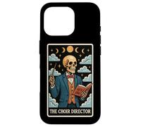 The Choir Director Carte de Tarot Squelette Chorister Lune sorcière Coque pour iPhone 16 Pro