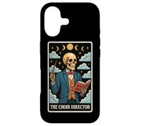 The Choir Director Carte de Tarot Squelette Chorister Lune sorcière Coque pour iPhone 17