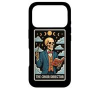 The Choir Director Carte de Tarot Squelette Chorister Lune sorcière Coque pour iPhone 17 Pro