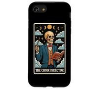The Choir Director Carte de Tarot Squelette Chorister Lune sorcière Coque pour iPhone SE (2020) / 7/8